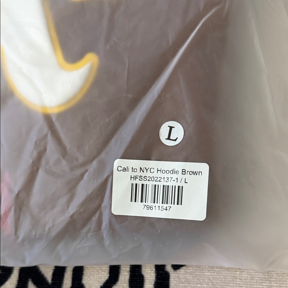 HOMME FEMME CALI TO NYC HOODIE CHOCOLATE - Picture 15 of 15